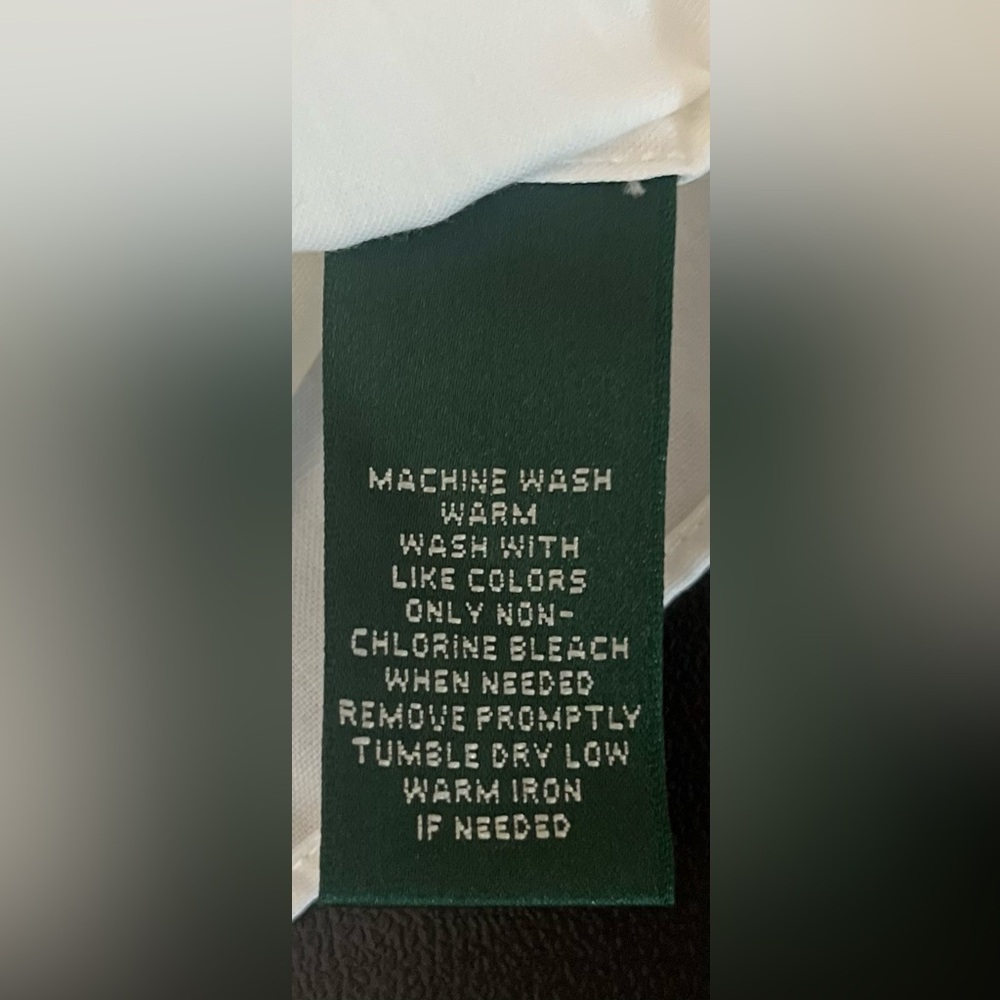 Ralph Lauren White Dress Shirt Classic Cotton - Picture 4 of 6